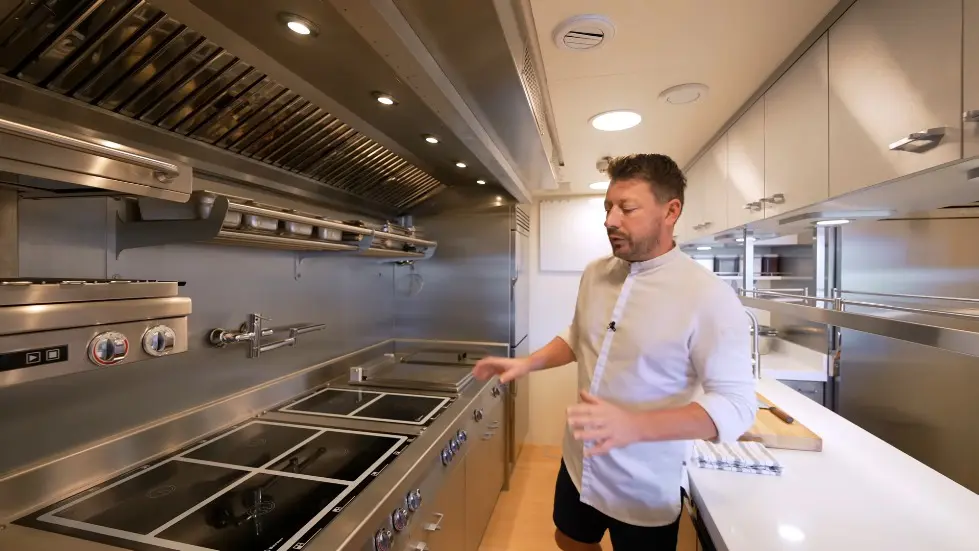 We Stayed on Tommy Hilfiger's mega yacht.