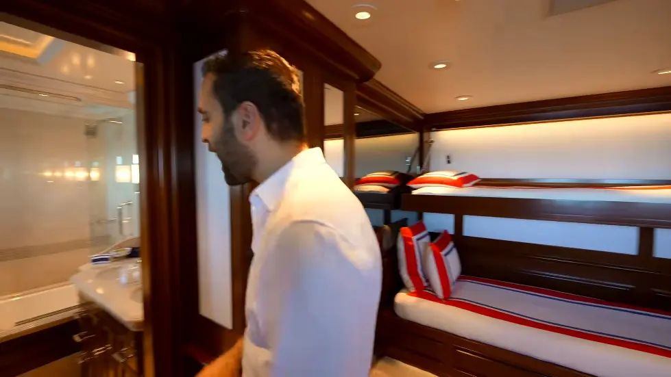 We Stayed on Tommy Hilfiger's mega yacht.