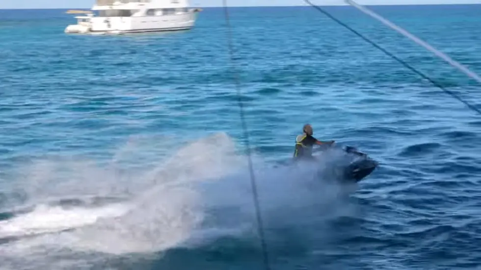 We Stayed on Tommy Hilfiger's mega yacht.