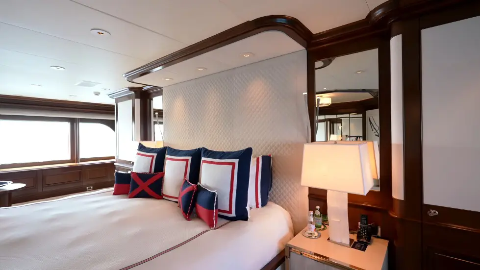 We Stayed on Tommy Hilfiger's mega yacht.