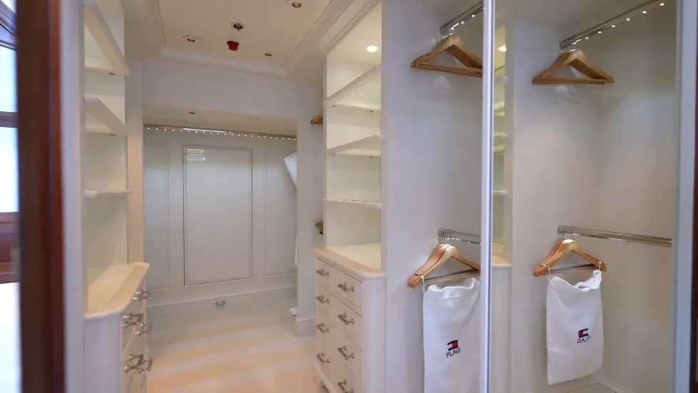 We Stayed on Tommy Hilfiger's mega yacht.