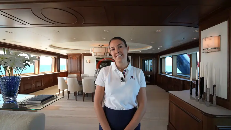 We Stayed on Tommy Hilfiger's mega yacht.