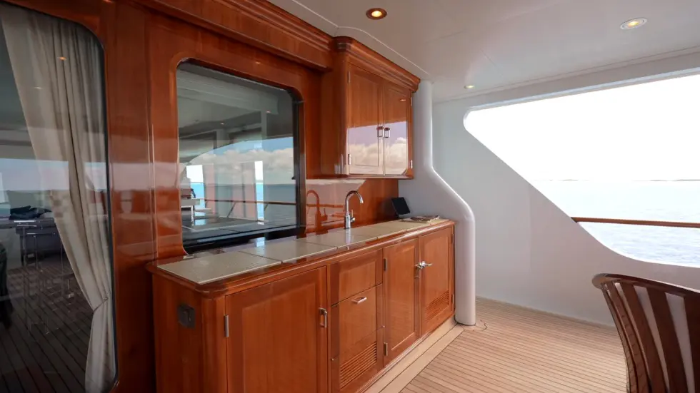 We Stayed on Tommy Hilfiger's mega yacht.