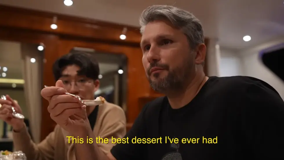 We Stayed on Tommy Hilfiger's mega yacht.