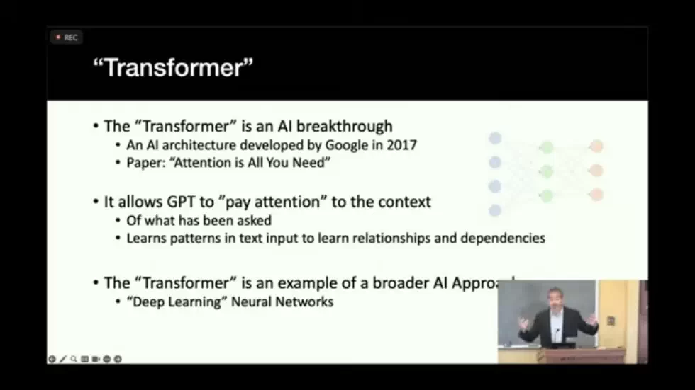 How GPT/ChatGPT Work - An Understandable Introduction to the Technology - Professor Harry Surden 09